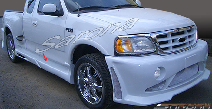 Custom Ford F-150  Truck Side Skirts (1997 - 2003) - $650.00 (Part #FD-008-SS)